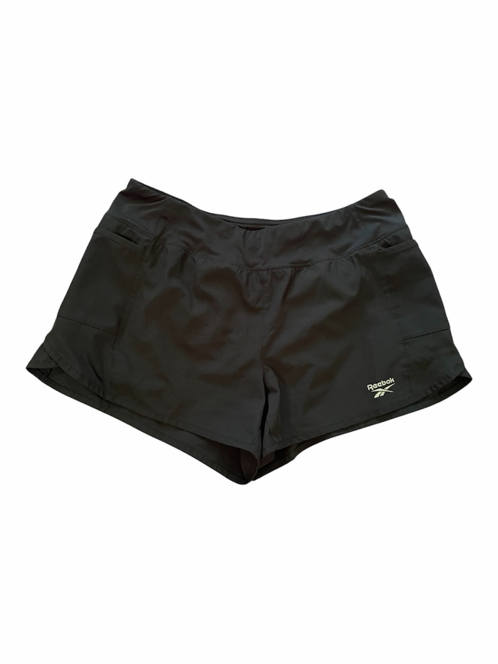•Reebok Women's Black Athletic Shorts - Lightweight Performance